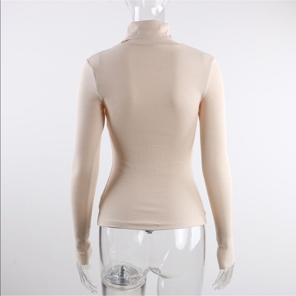 Ribbed long sleeve tee - Picture 3 of 7